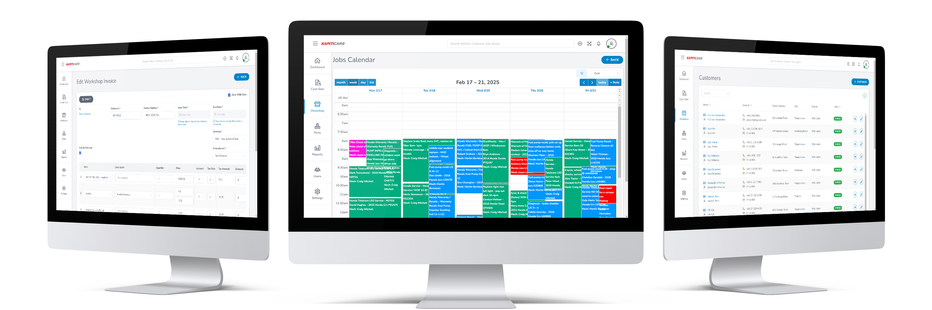 WorkshopLogic dashboard interface